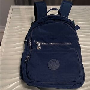 Classic Navy Blue Backpack